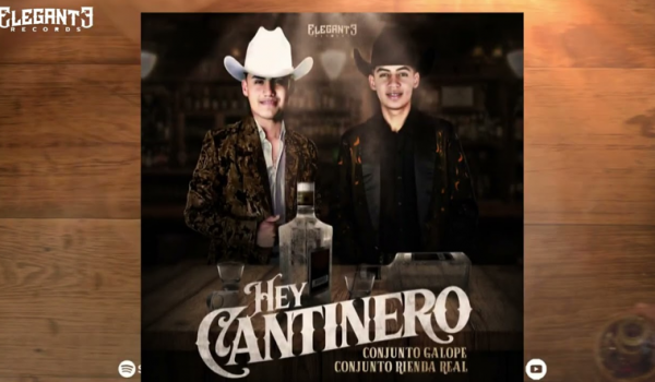 “Hey Cantinero” lo más nuevo de Conjunto Galope junto a Conjunto Rienda Real
