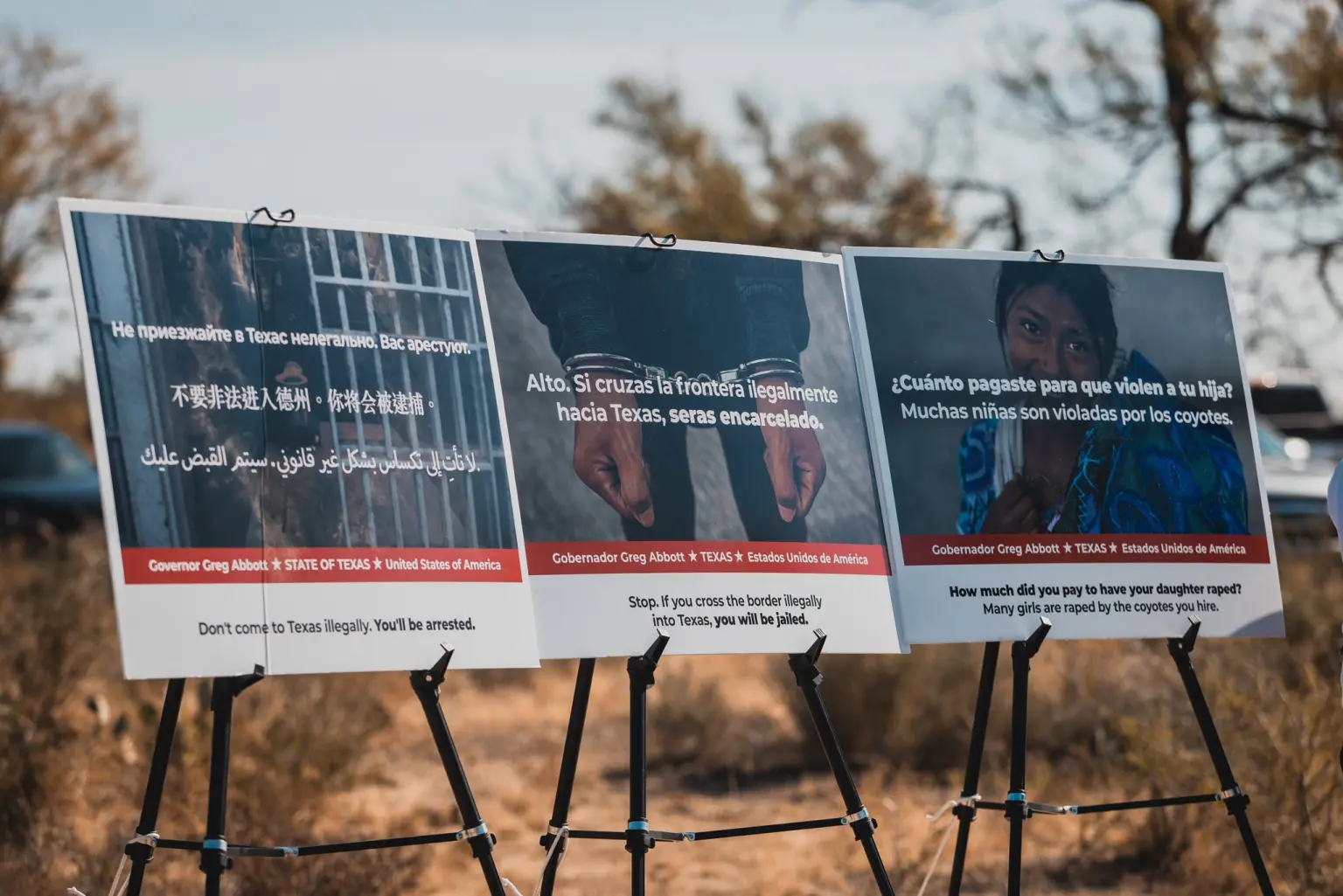 Con carteleras en Centroamérica intentarán detener la inmigración ilegal