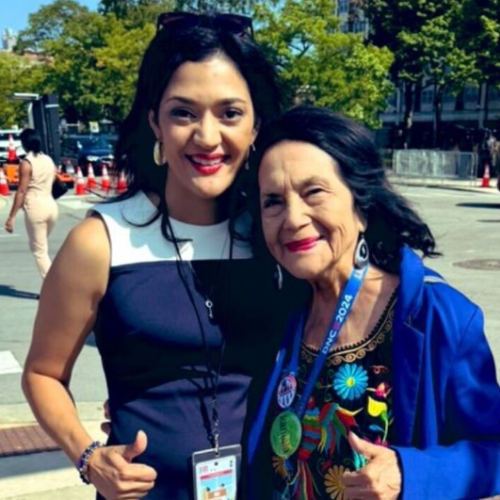 María Isa Pérez-Vega expresa solidaridad con Dolores Huerta y pide justicia para sobrevivientes