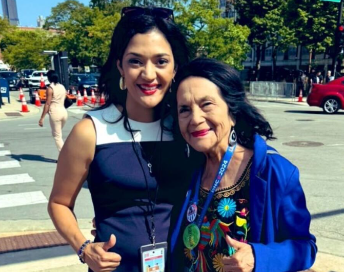 María Isa Pérez-Vega expresa solidaridad con Dolores Huerta y pide justicia para sobrevivientes