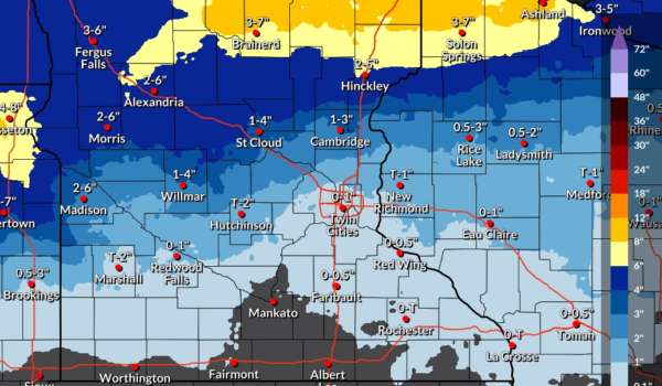 Confirman aviso por tormenta invernal para Minneapolis y el sur del estado