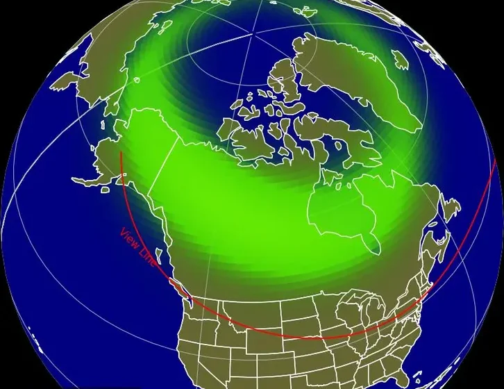 Auroras boreales podrían ser visibles en Minnesota este martes por la noche