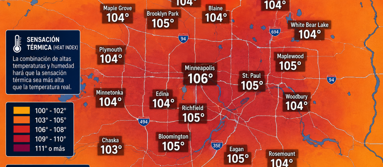 Minnesota se prepara para calor extremo; abrirán siete centros de enfriamiento en las Ciudades Gemelas