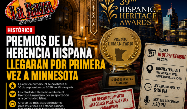 Premios Nacionales de la Herencia Hispana llegarán por primera vez a Minneapolis para reconocer a la comunidad de las Ciudades Gemelas
