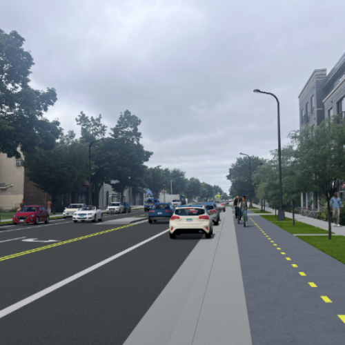 Comerciantes y ciclistas chocan por plan de rediseño de Lyndale Avenue South en Minneapolis